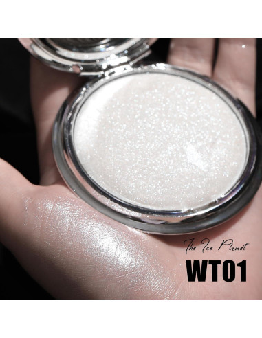Iluminador Facial en Polvo FOCALLURE WT01 El Planeta Hielo