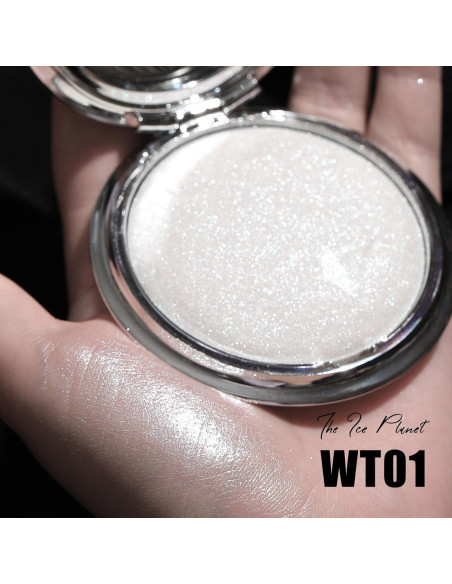 Iluminador Facial en Polvo FOCALLURE WT01 El Planeta Hielo