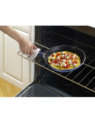 Juego de Utensilios T-fal Excite 14 Piezas Antiadherente Azul