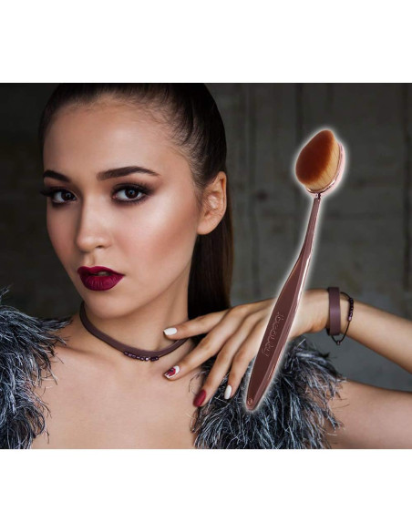 Brocha de Contorno FaceWand Oro Rosa FB1011 para Maquillaje