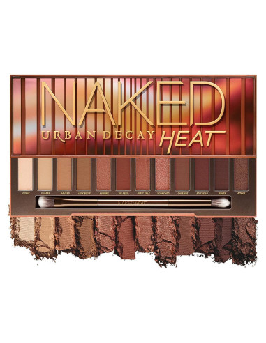 Paleta de Sombras Urban Decay Naked Heat 12 Colores Mate y Brillantes