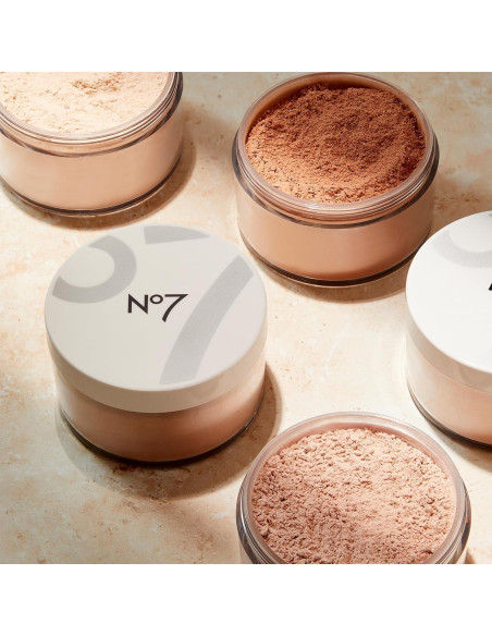 Polvo Suelto Matificante No7 Acabado Perfecto 20.1g - Medio