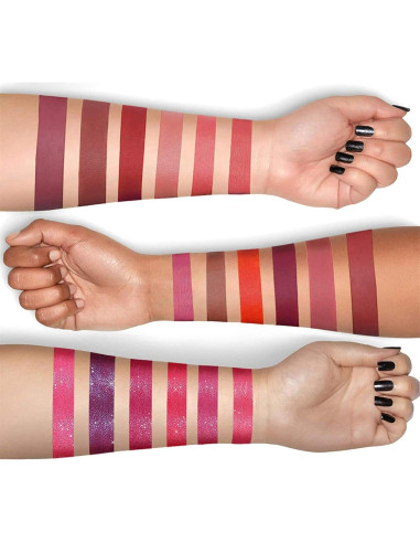 Conjunto de Labiales Mate Bonnie Choice 18 Colores Hidratantes