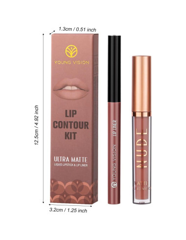 Set de Pintalabios Mate JOVEN VISIÓN 6 Colores - Duradero y Libre de Crueldad