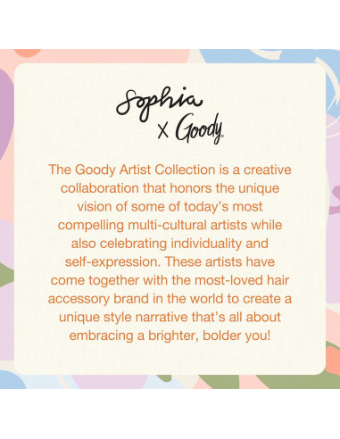Turbante de Cabello Goody x Sophia Yeshi Satén Ultra Suave