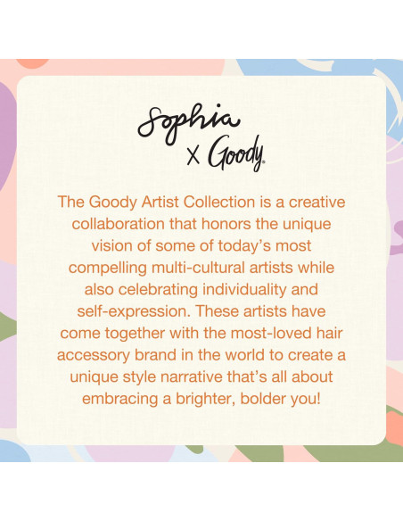 Turbante de Cabello Goody x Sophia Yeshi Satén Ultra Suave