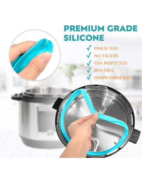 Accesorios para Olla a Presión Newkiton 6QT - 3 Anillos + Válvulas