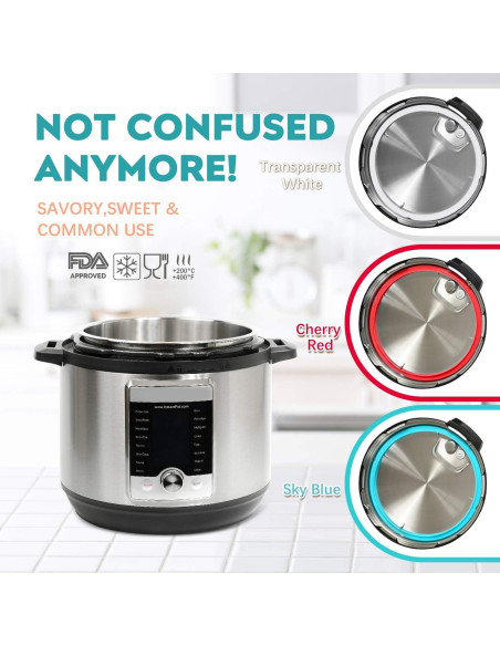 Accesorios para Olla a Presión Newkiton 6QT - 3 Anillos + Válvulas