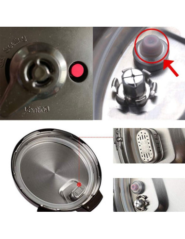 Accesorios para Olla a Presión Newkiton 6QT - 3 Anillos + Válvulas