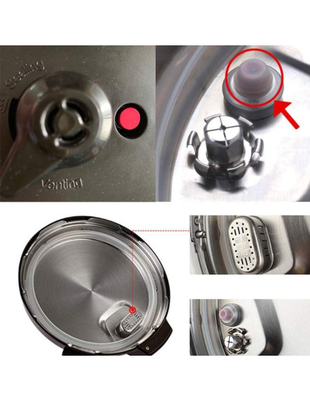 Accesorios para Olla a Presión Newkiton 6QT - 3 Anillos + Válvulas
