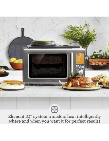 Microondas Freidora de Aire Breville BMO870BSS 3 en 1 32L