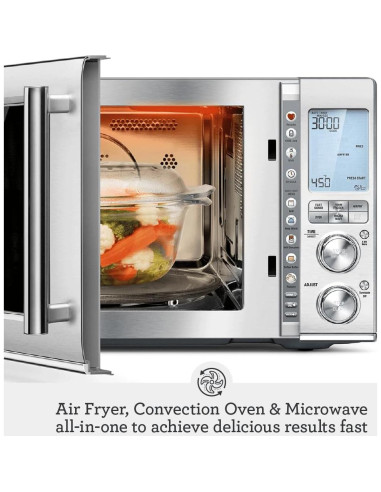 Microondas Freidora de Aire Breville BMO870BSS 3 en 1 32L