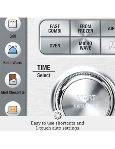 Microondas Freidora de Aire Breville BMO870BSS 3 en 1 32L