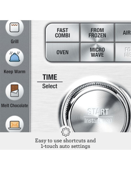 Microondas Freidora de Aire Breville BMO870BSS 3 en 1 32L