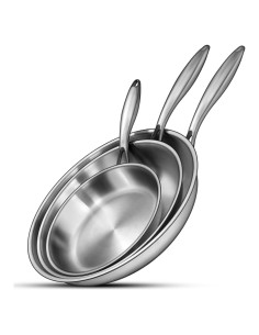 Juego de Sartenes EWFEN Acero Inoxidable 3 Capas 20-30 cm
