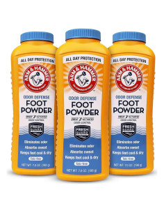 Polvo para pies Arm & Hammer 198 g sin talco paquete 3