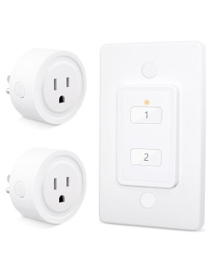 Adaptador de Enchufe Inalámbrico LoraTap Mini 2 Canales 10A