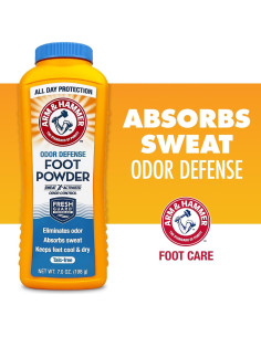 Polvo para pies Arm & Hammer 198 g sin talco paquete 3 2