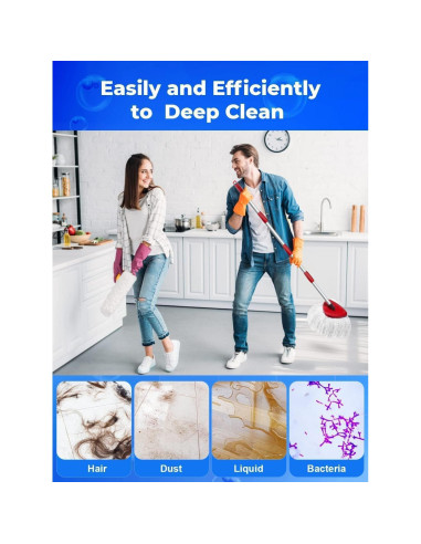 Juego de 4 Cabezas de Reemplazo para Mopa O-Cedar EasyWring