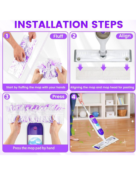 15 Recargas Paños Desechables Swiffer PowerMop Multi-Superficie