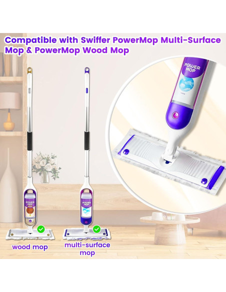 15 Recargas Paños Desechables Swiffer PowerMop Multi-Superficie