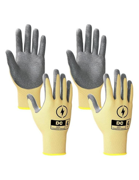 Guantes Aislados de Electricista SAVECASH 400V - 2 Pares