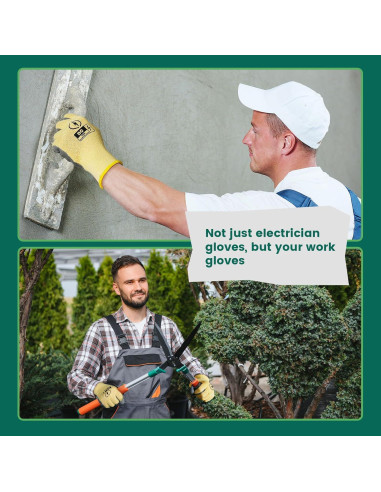 Guantes Aislados de Electricista SAVECASH 400V - 2 Pares