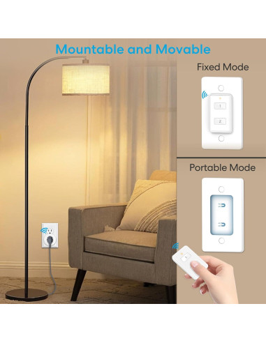 Adaptador de Enchufe Inalámbrico LoraTap Mini 2 Canales 10A