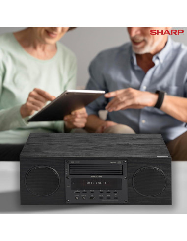 Sistema de Audio Micro Sharp CD-BH350 Bluetooth 50W RMS