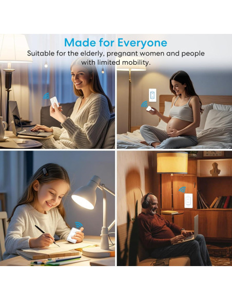 Adaptador de Enchufe Inalámbrico LoraTap Mini 2 Canales 10A