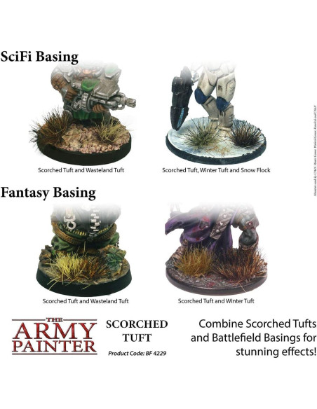 Kit de Césped Quemado The Army Painter para Miniaturas - 77 Pcs