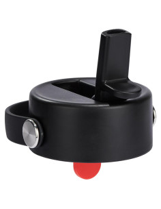 Tapa Ancha Hydro Flask 2022 con Pajilla Flexible Negra