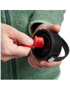 Tapa Ancha Hydro Flask 2022 con Pajilla Flexible Negra 2