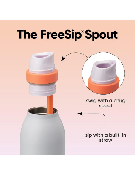 Botella de Agua Aislada Owala FreeSip Twist 24 oz Acero Inoxidable