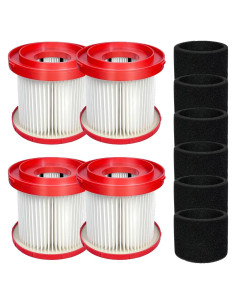 Filtros de Aspiradora ANBOO Paquete de 4 y 6 Esponjas