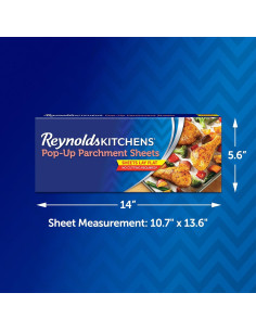 Hojas de papel pergamino emergentes Reynolds 120 unidades 27.3x34.9 cm 2