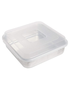 Bandeja Cuadrada para Pastel Nordic Ware con Tapa 25.1 cm