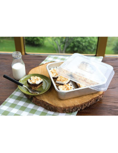 Bandeja Cuadrada para Pastel Nordic Ware con Tapa 25.1 cm 2
