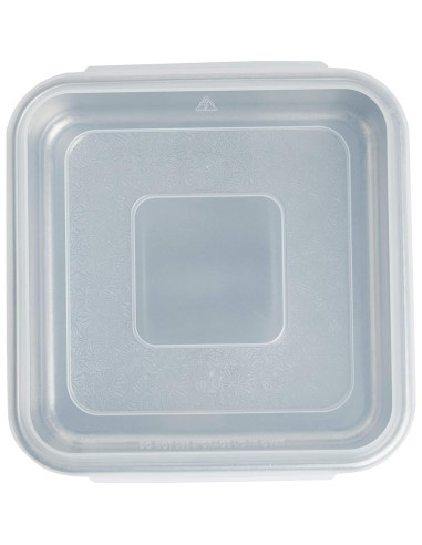 Bandeja Cuadrada para Pastel Nordic Ware con Tapa 25.1 cm