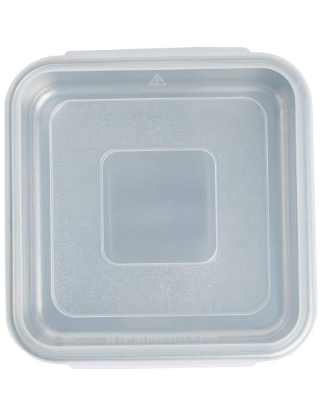 Bandeja Cuadrada para Pastel Nordic Ware con Tapa 25.1 cm