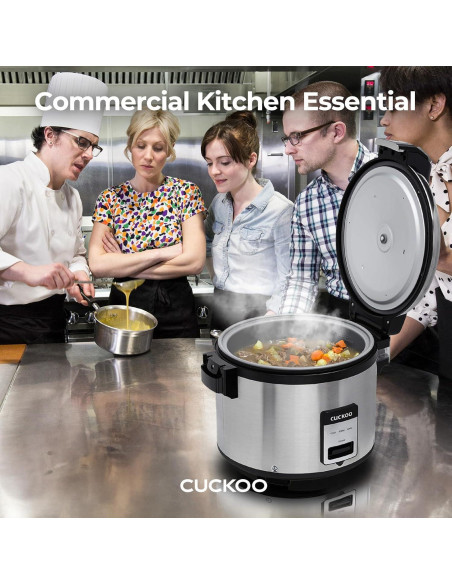 Cocina de Arroz Comercial CUCKOO CR-3055 60 Tazas Antiadherente
