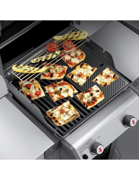 Plancha de Cocina Uniflasy 7637 Hierro Fundido 44.5 cm para Weber Spirit 200