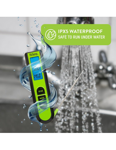 Termómetro Infrarrojo Digital Taylor TruTemp con Sonda Plegable