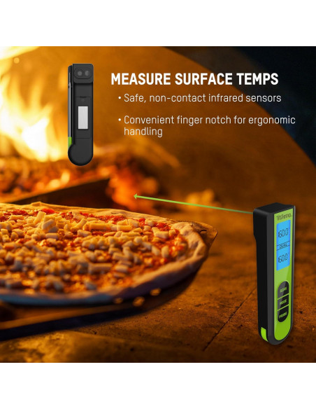 Termómetro Infrarrojo Digital Taylor TruTemp con Sonda Plegable