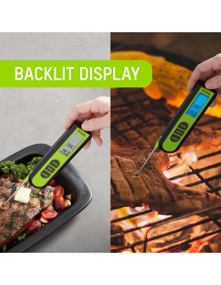 Termómetro Infrarrojo Digital Taylor TruTemp con Sonda Plegable