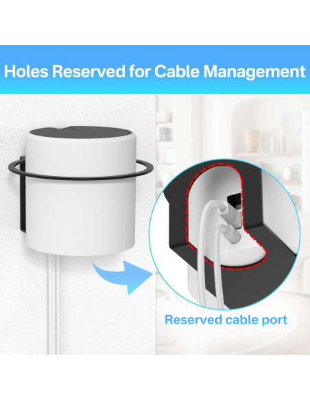 Soporte de Montaje en Pared TP-Link Deco - Negro, 7.62 cm