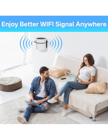 Soporte de Montaje en Pared TP-Link Deco - Negro, 7.62 cm