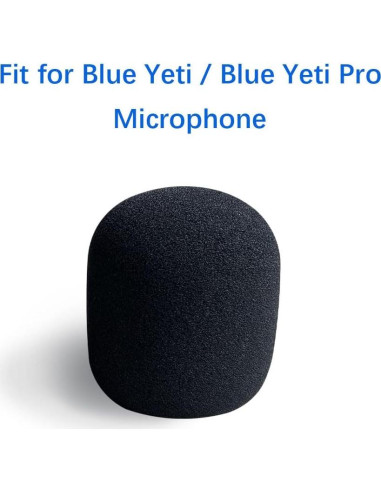 Cubierta de espuma para micrófono Blue Yeti - 2 PCS