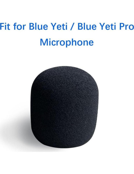 Cubierta de espuma para micrófono Blue Yeti - 2 PCS
