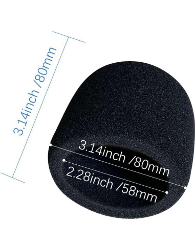 Cubierta de espuma para micrófono Blue Yeti - 2 PCS